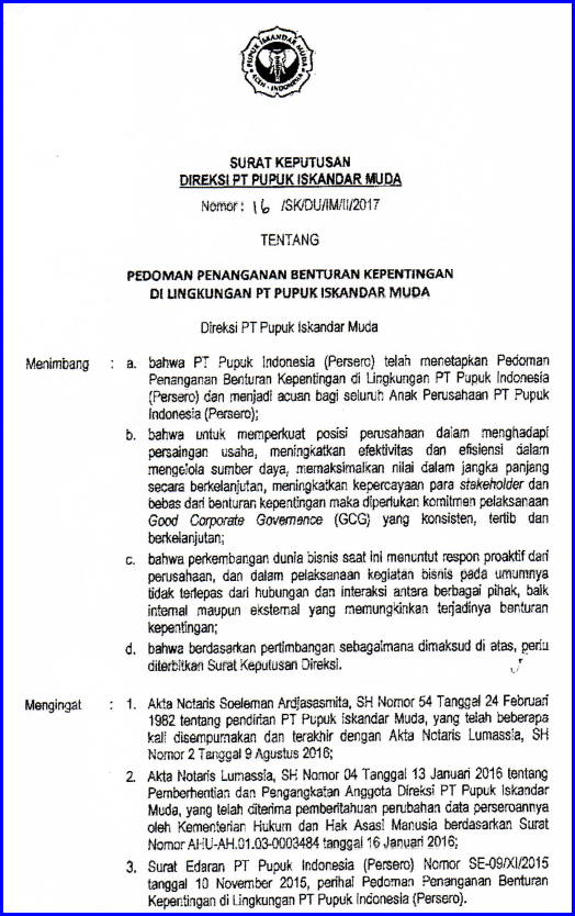 Benturan Kepentingan